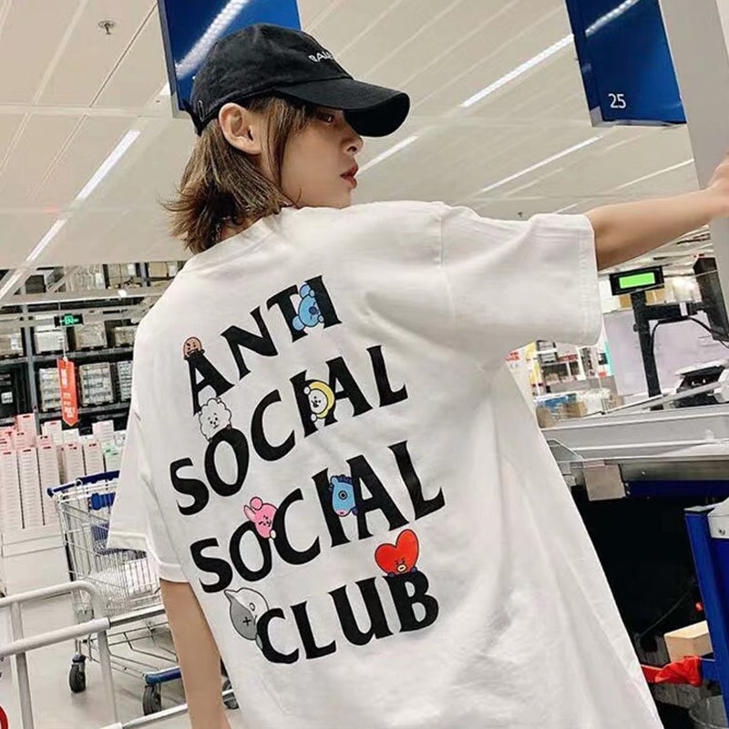 Anti Social Social Club Bt21 Tshirt Bt21 X Assc Bt21 Tshirt Bt21 Bt21 Store Bts Shop