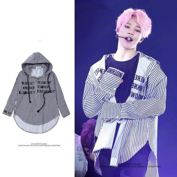 Bts jimin striped shirt  jimin striped shirt BT21 Store 