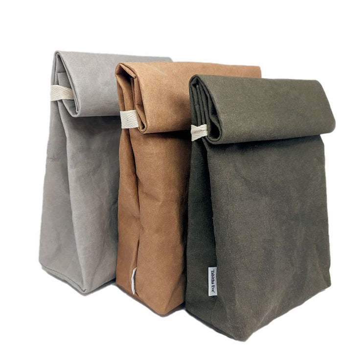 vegan leather lunch bag