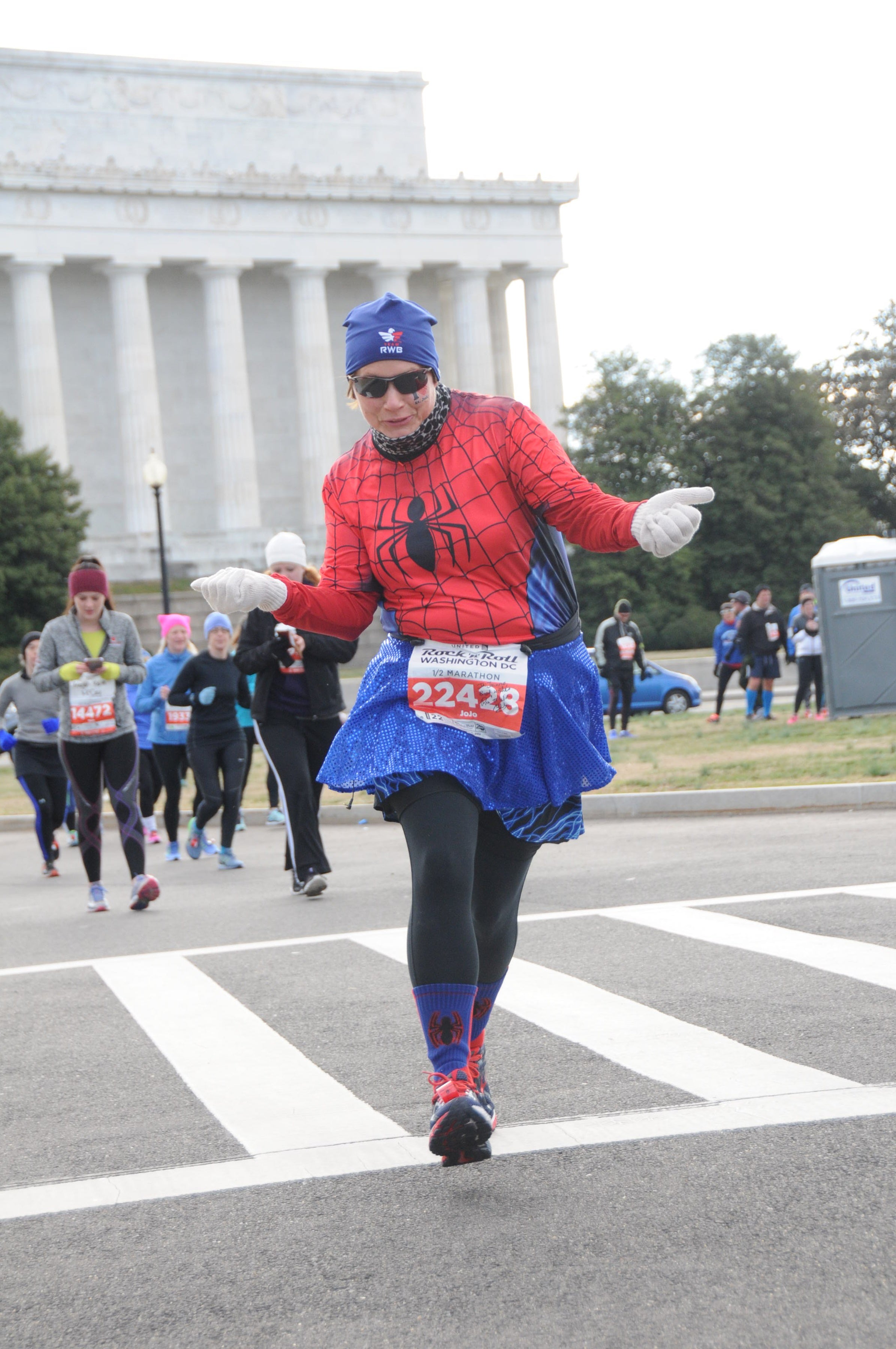 Joanne running in Bolder