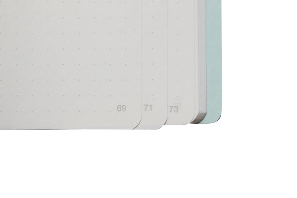 Pebble Stationery Co A5 Cahier Tomoe River Notebook Page Numbers