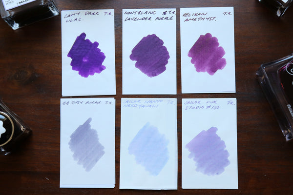 Pebble Stationery Co Favourite Purple Inks