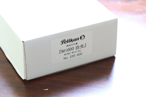 Pebble Stationery Co Pelikan M1000 White Ray Unboxing