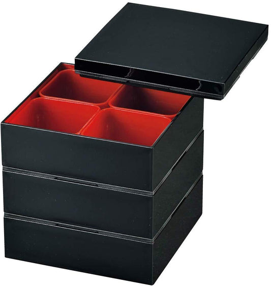 The Bento&co Signature Bento Box Black | 2.55 L Picnic Lunch Box