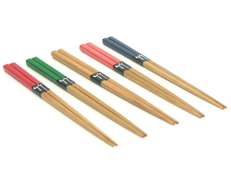 Colorful Bamboo Chopsticks 18cm | Red