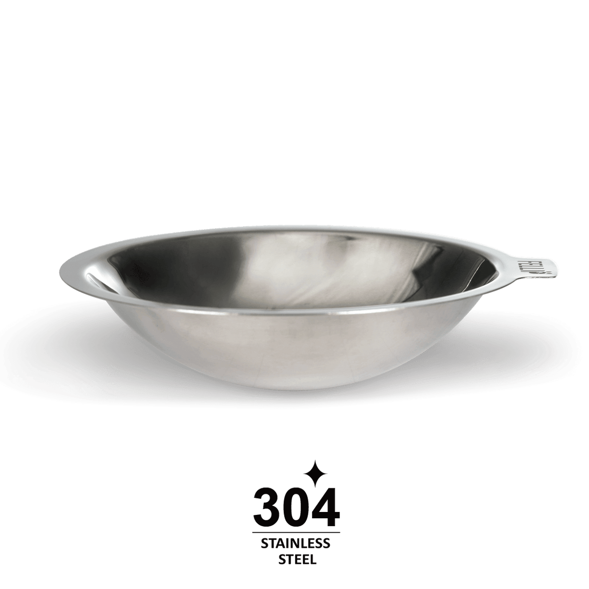 Felli Oblik Cat Dog Bowl - 304 Stainless Steel Replacement Dish 0.5 Cups / 304 Stainless Steel