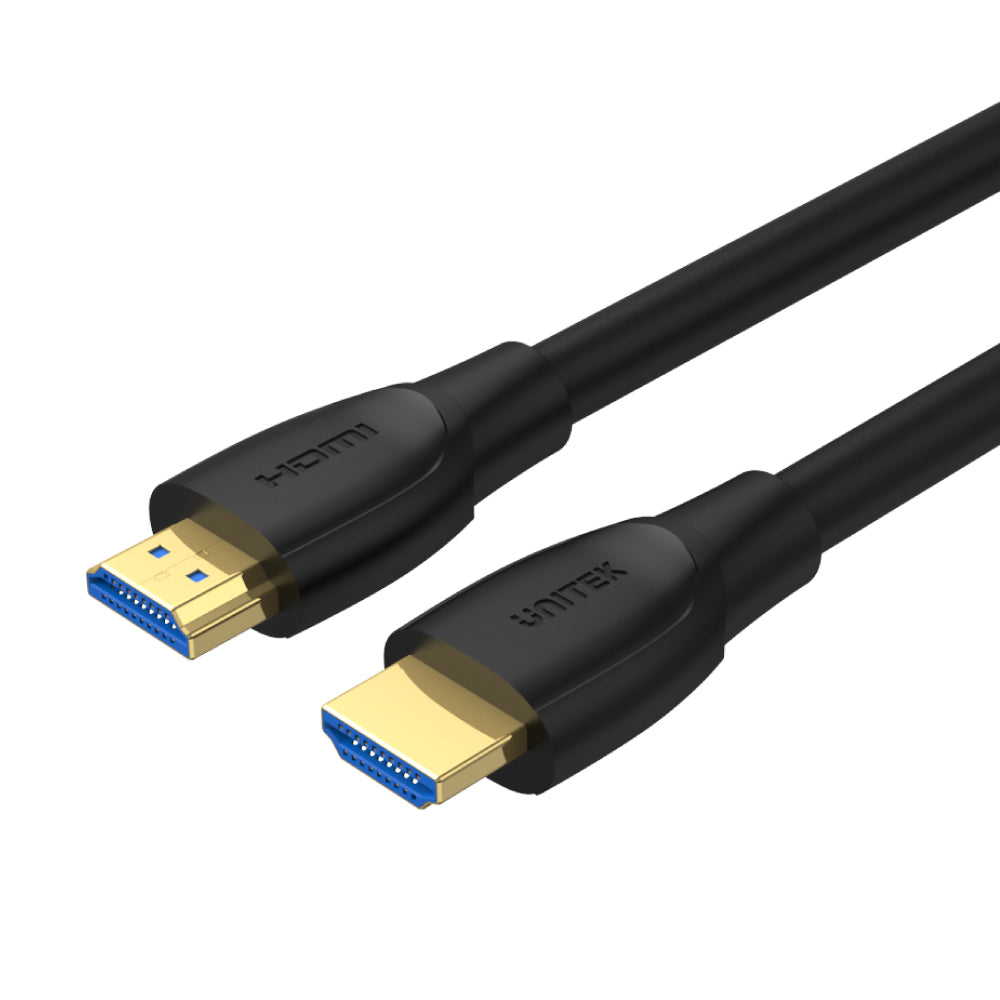 deleyCON 6m HDMI-Kabel 2.0a/b - High Speed med Ethernet - UHD 2160p 4K@60Hz  4:4:4 HDR HDCP 2.2 ARC CEC Ethernet 18Gbps 3D Full HD 1080p Dolby - Svart