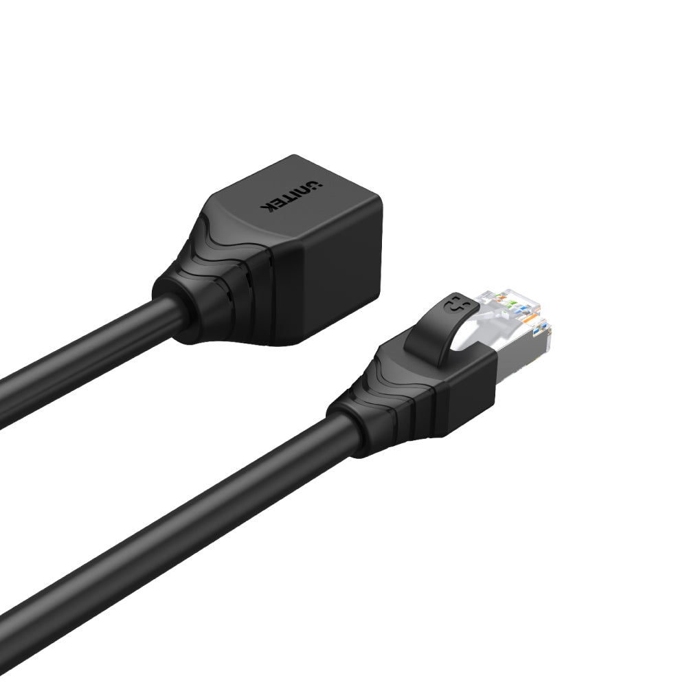 L-COM TRD795ZBLK-10M Ethernet Cable, Cat7, RJ45 Plug to RJ45 Plug, FTP  (Foiled Twisted Pair), Black, 10 m, 32.8 ft