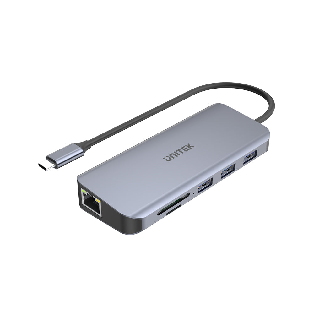 uHUB S7+ 7-in-1 USB-C イーサネット ハブ、MST デュアル モニター