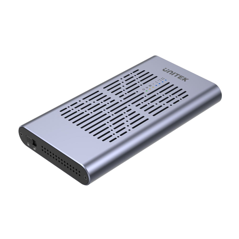 Dual Protocol M2 SSD NVMe Case Enclosure, M.2 to USB 3.1 Gen 2 SSD Adapter  for NVME NGFF SATA M+B Key 2230/2242/2260/2280 SSD