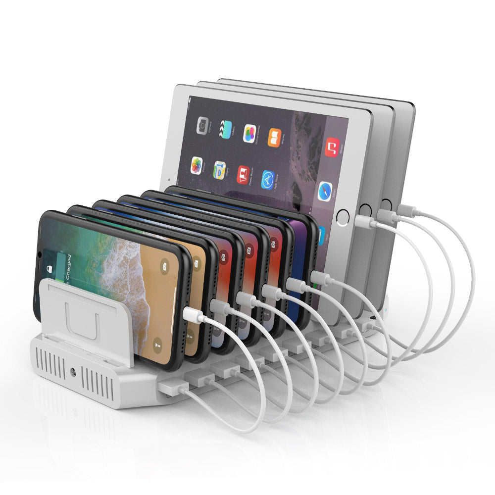 10-Port USB Charging Station, 12V 8A 96W USB, Output