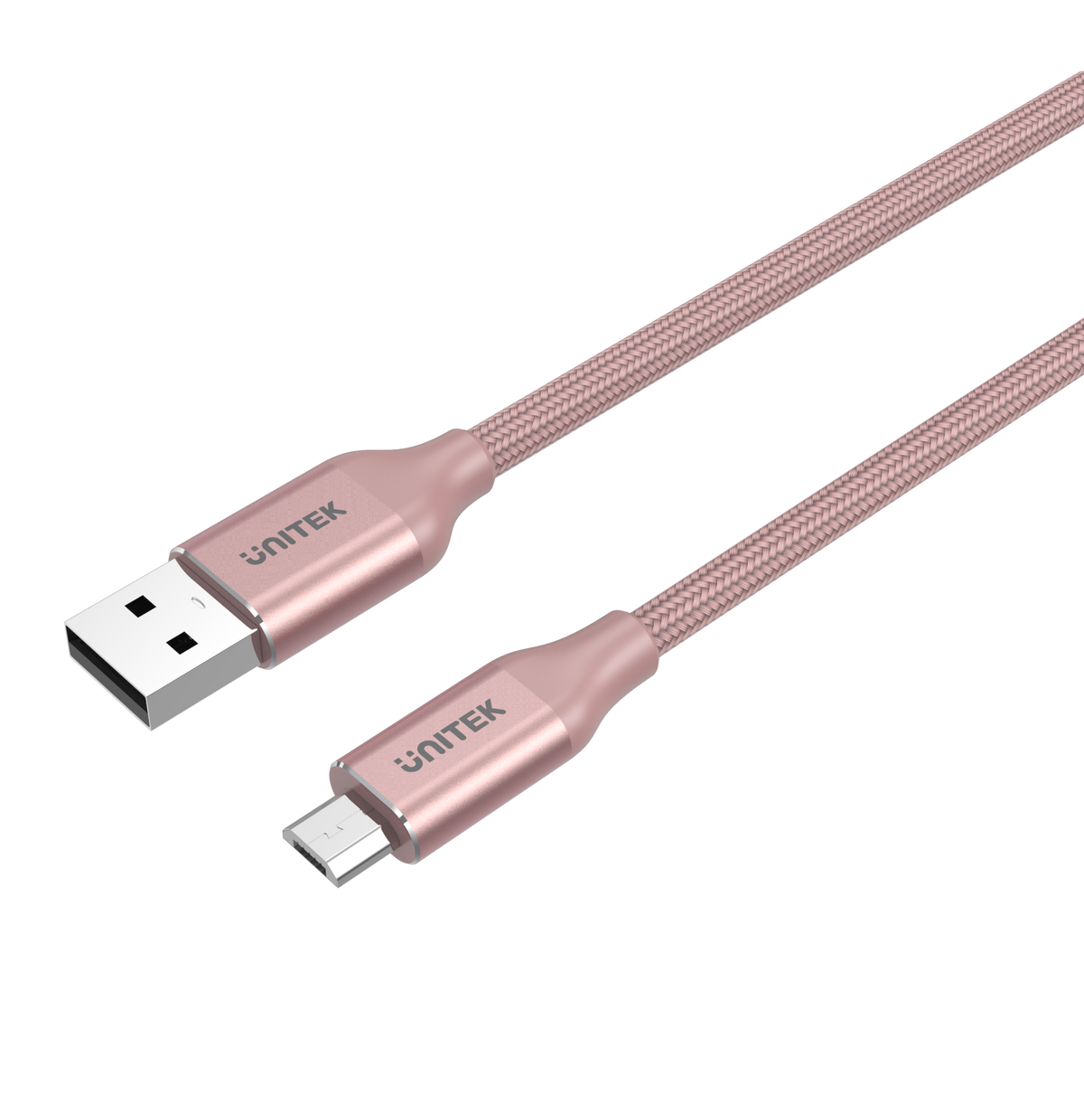 Câble USB-C / USB-C plat 1 m - rose poudré