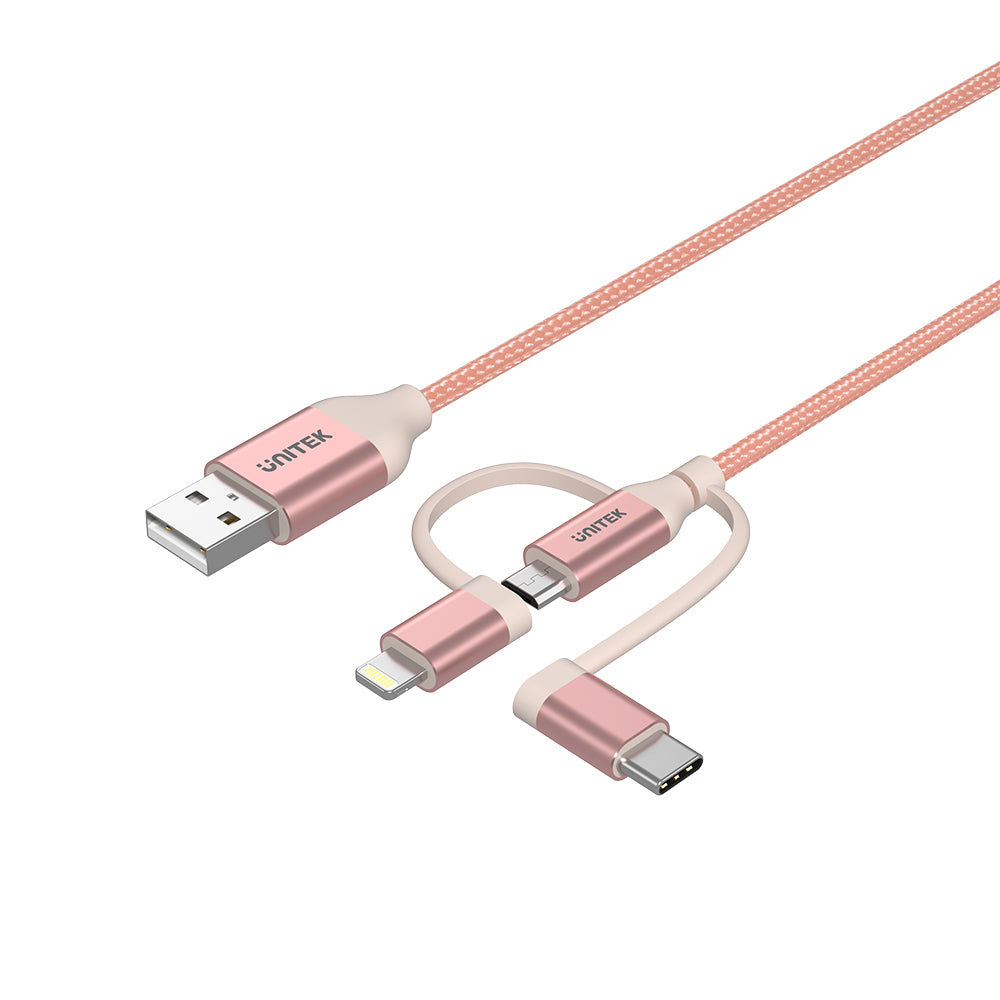 USB 2.0 to Micro USB Charging Cable (Rose Gold Edition)