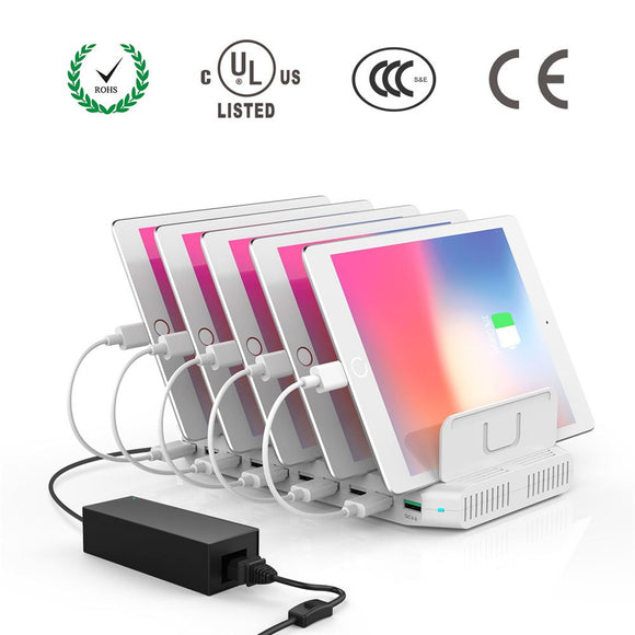 10 Port USB Charging Station 60W