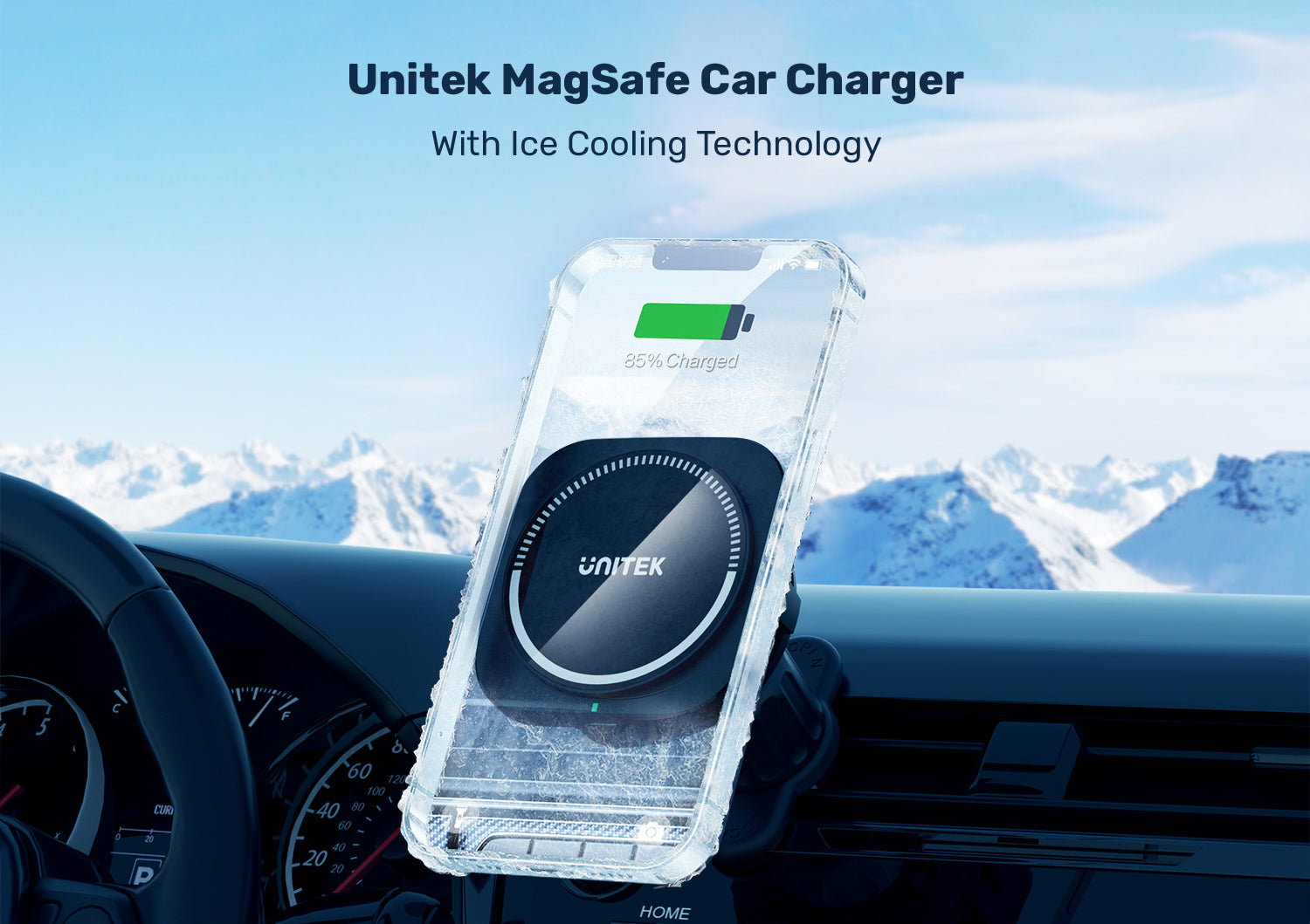 MagSafe Car Mount Charger 15W Wireless Phone Car Charger Mount