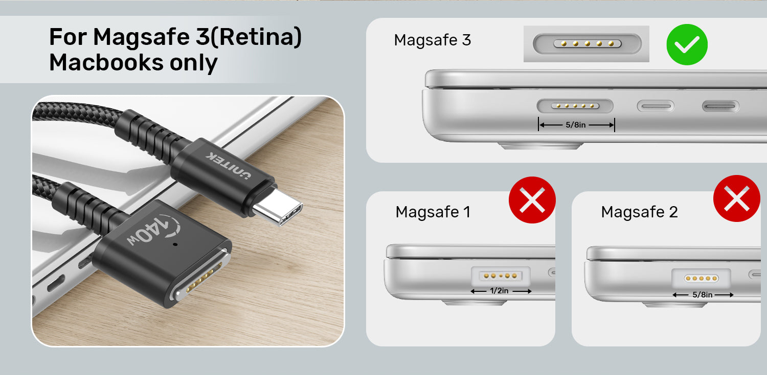 USB-C to Magnetic 3 Charging Cable