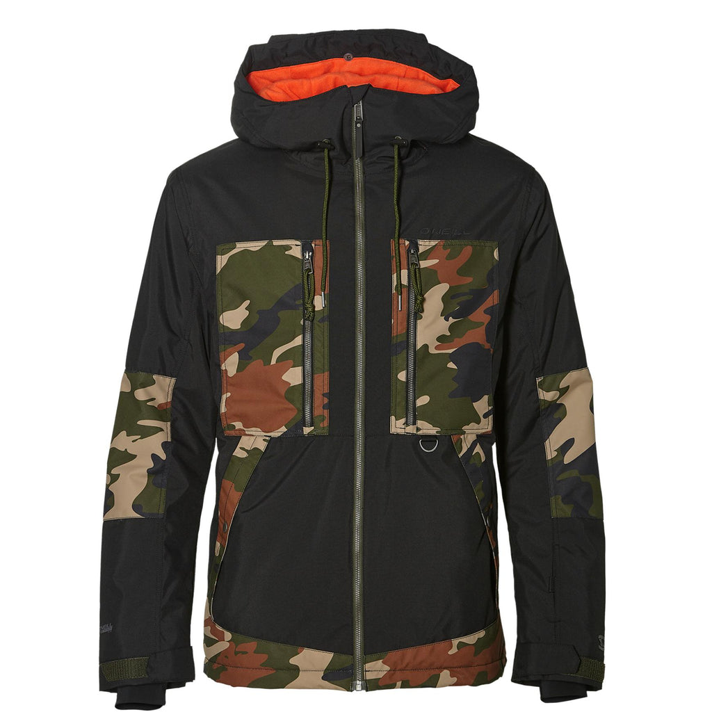 Buy Hybrid Seb Toots Terrain Jacket - Black Aop With Green by O'Neill ...
