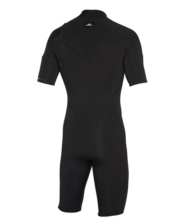 Defender 2mm Short Arm Spring Suit Chest Zip Wetsuit - Black