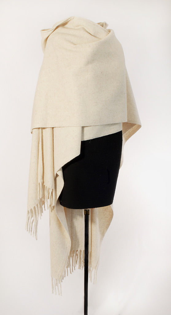 Long Hooded Poncho, Open Front, Unisex | huitzilli