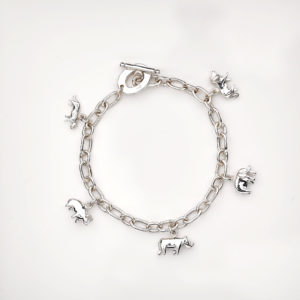 Big Five charm bracelet, luxury lodges, curio, jewellery, Exclusivity by Design