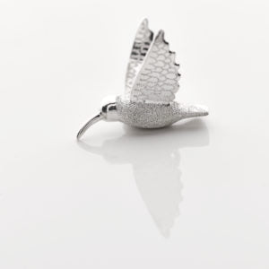 sterling silver hummingbird pendant, necklace, south african jewellery designer, exclusivity by design, curio, luxury lodge