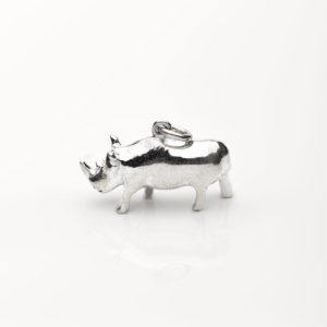 Rhino pendant, luxury lodges, curio, jewellery, Exclusivity by Design