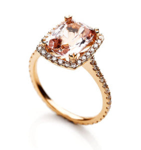 morganite engagement ring