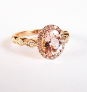 morganite engagement ring