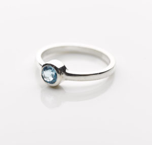 Sterling silver blue topaz ring, jewellery, south african jewellery designer, Exclusivity by Design
