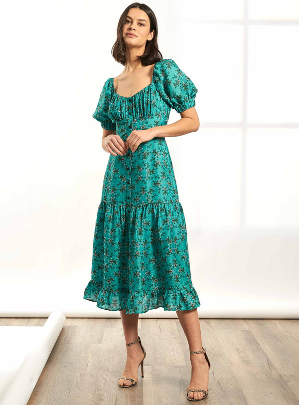Dipped Hem Dresses Midi Length Dresses | Maxi Tea Dress | Panel Dresses