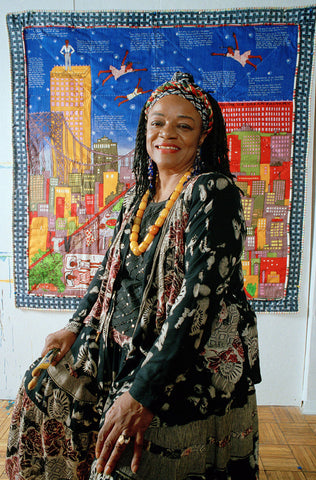 Faith Ringgold and her narrative quilt