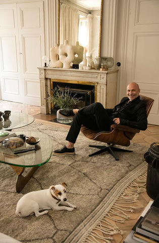 Tapis berbère, appartement parisien 