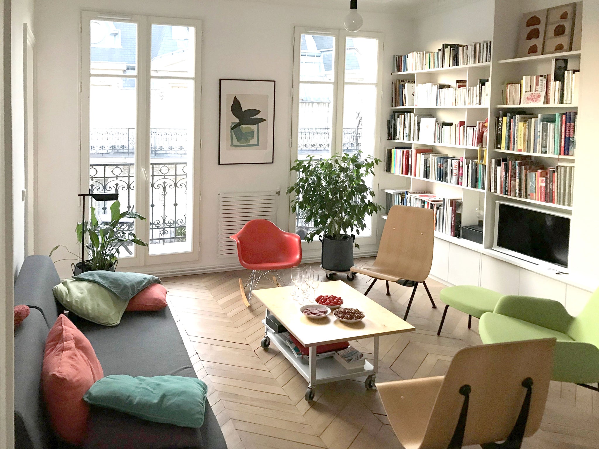 Salon d'appartement haussmannien