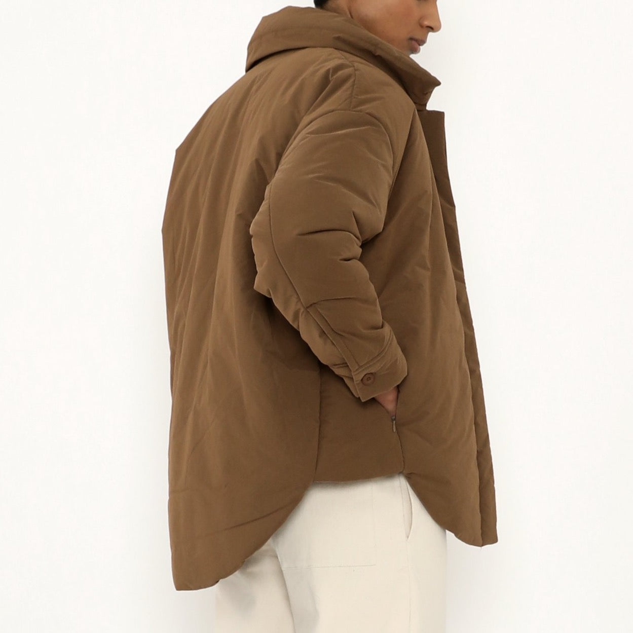 Padded Shirt Jacket - Unisex - FW21 - Cinnamon