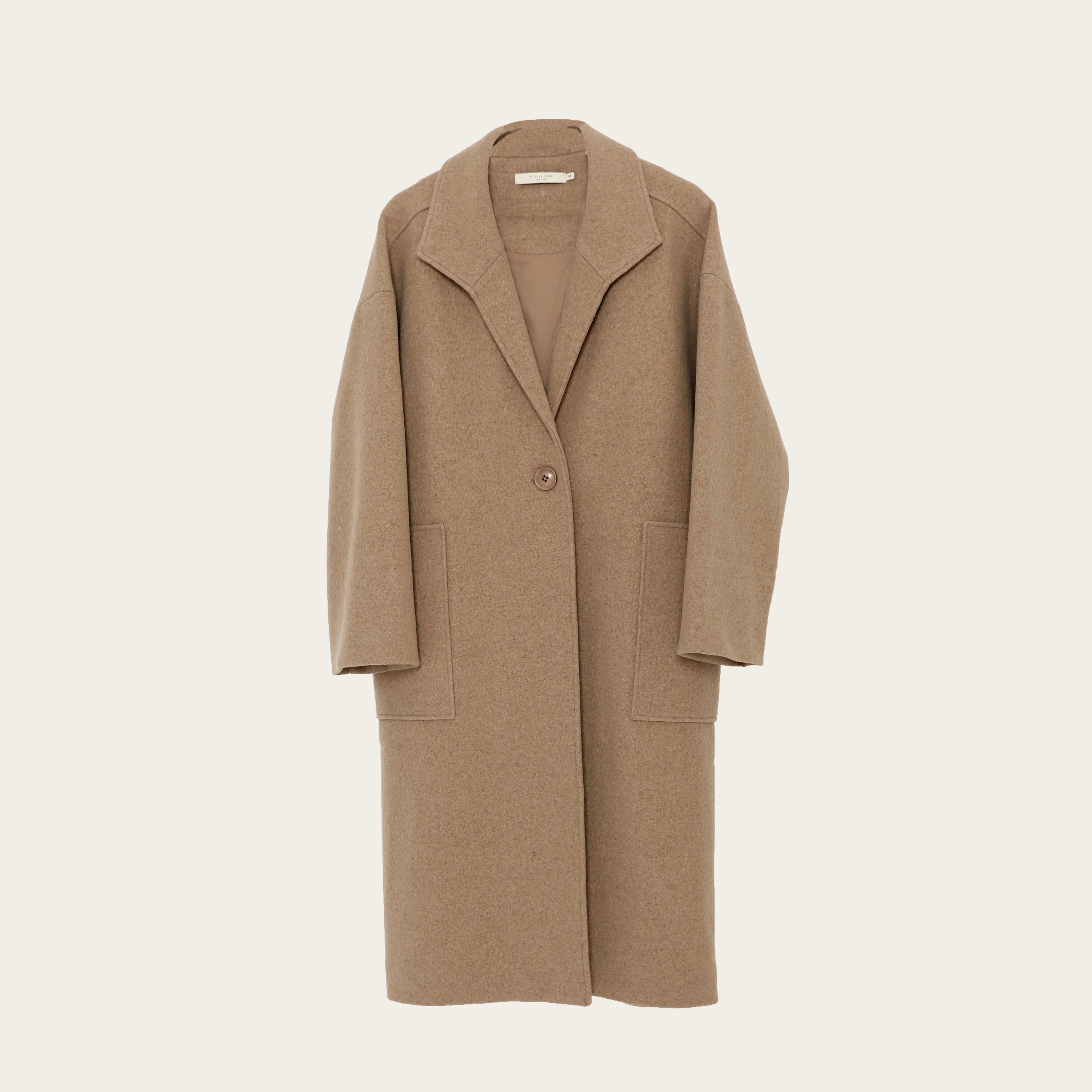 Fall Wool Coat - Unisex - FW21 - Desert Sand