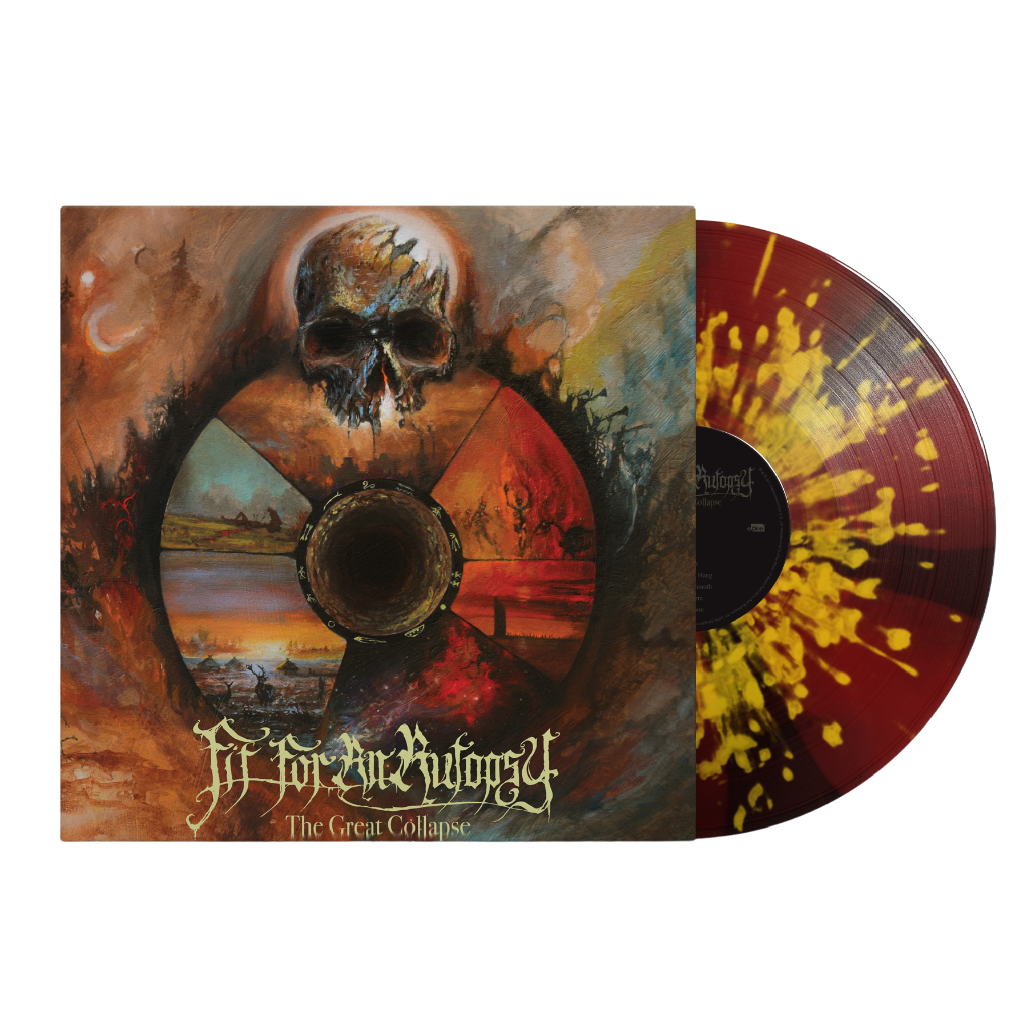 The Great Collapse Pinwheel Splatter Vinyl - Fit For An Autopsy product image