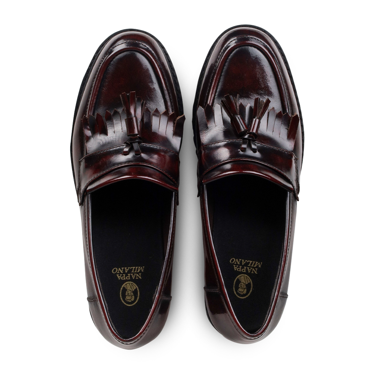 Sam Tassel Maroon (Men) – Nappa Milano