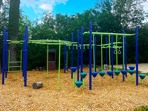 Playground Before and After