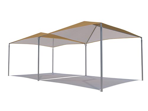 Commercial Shade Structures - Double Wide Shade