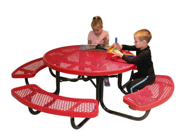 Ultra Play Natural Extra Heavy-Duty ADA Accessible Rectangular Table, Single Sided / Recycled Plastic / Pressure Treated