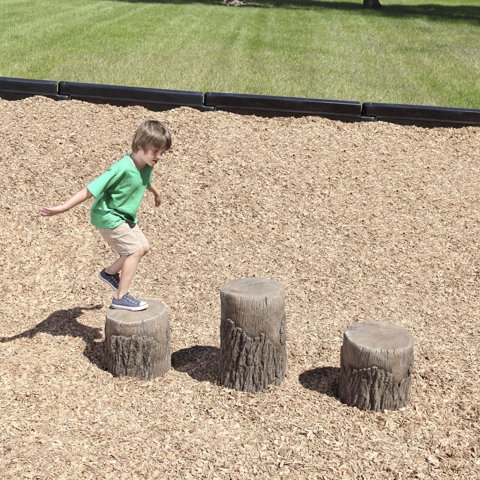 Nature Themed Tree Stump Steppers - Set Of 3 | Climbing Element