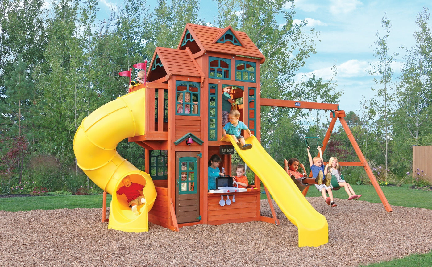 cedar summit playset lookout lodge