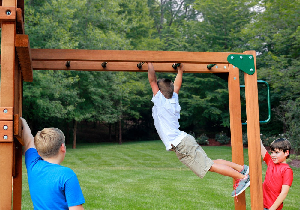 outdoor playsets with monkey bars