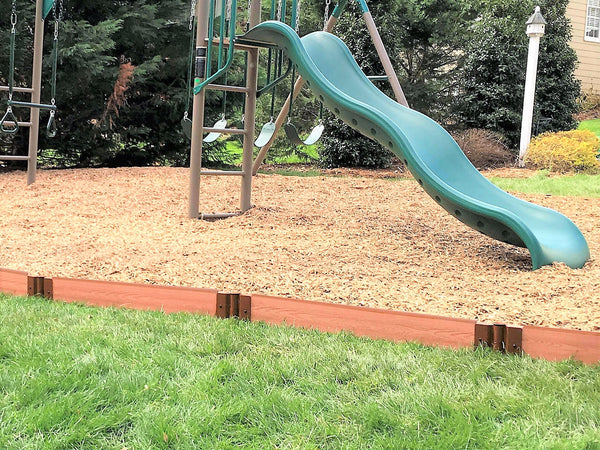 Tool-Free Classic Curved Playground Border