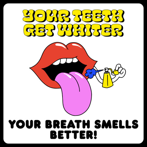 What happens to your body when you quit smoking. your teeth get whiter and your breath smells better