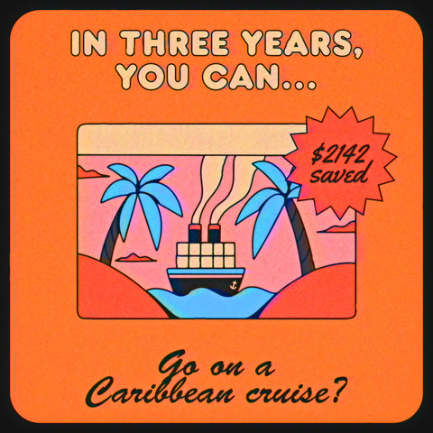 How much money you save when you quit smoking: go on a Caribbean cruise in three years