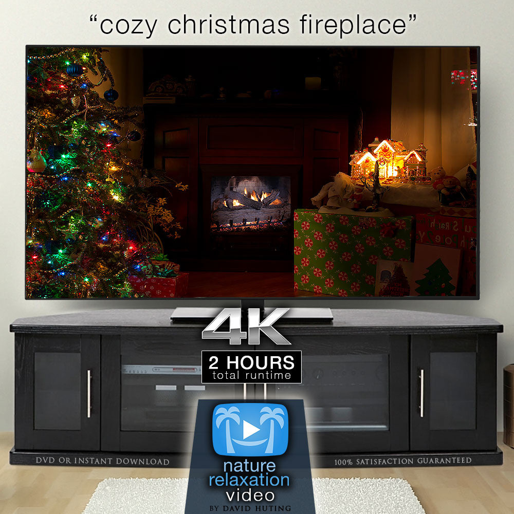 fireplace 4k screensaver