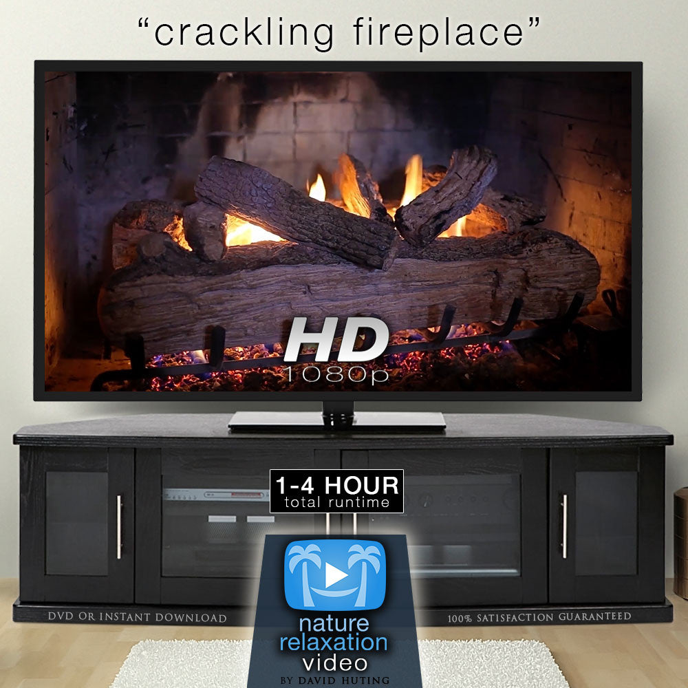 roku tv fireplace screensaver