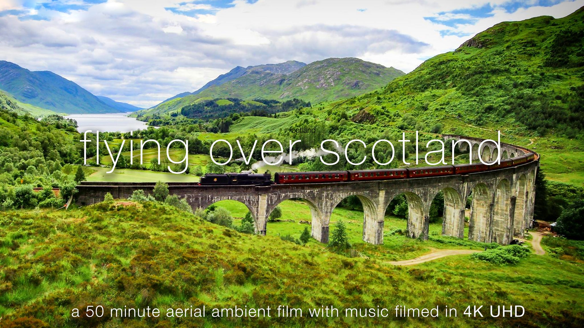 Flying Over Scotland" Highlands 1 HR Aerial 4K Nature Film + Music Nature Relaxation™ by David Huting