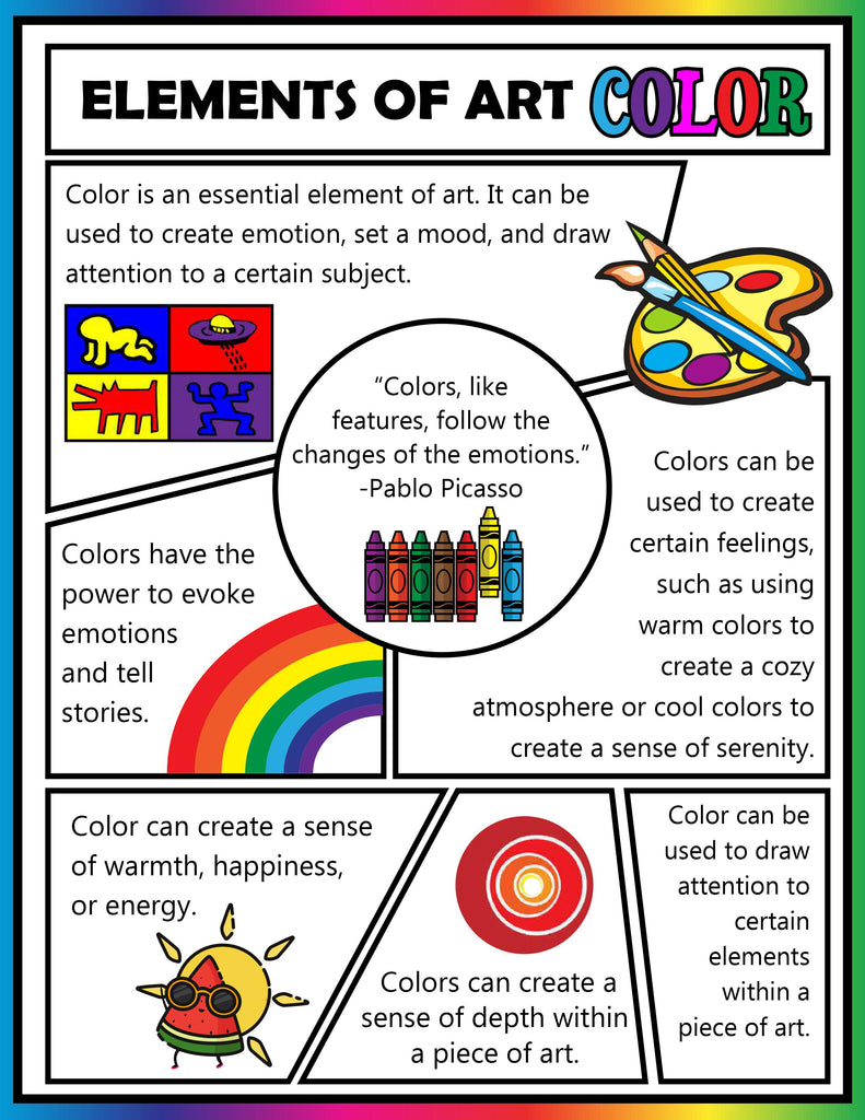7 Elements of Art Activities Pack for Kids – Little Bins for Little Hands